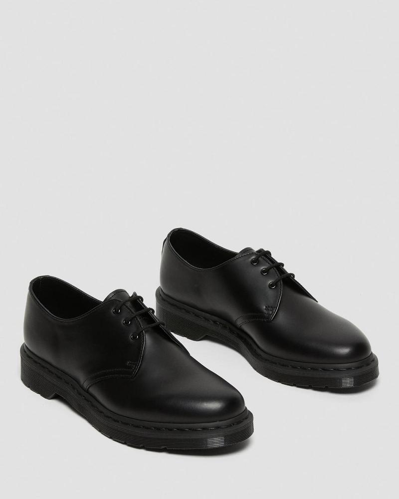 Zapatos Oxford Dr Martens 1461 Mono Smooth Cuero Mujer Negros | MX 433CTV